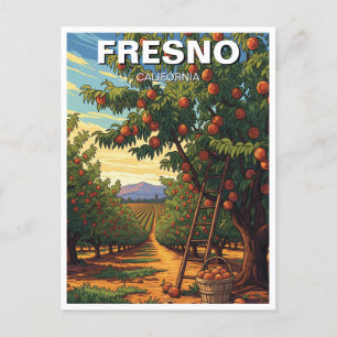 Cartão Postal Fresno California Central Valley