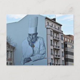 Cartão Postal Fresque Paul Bocause - Mur peint - Lyon