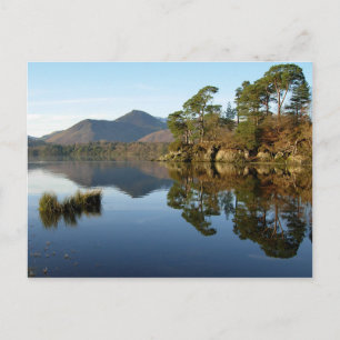 Cartão Postal Friar's Crag, Derwentwater: distrito do lago, Cumb