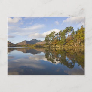 Cartão Postal Friars Crag, Derwentwater, Distrito dos Lagos,