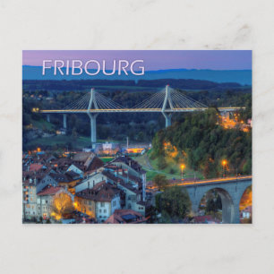 Cartão Postal Fribourg, Suiça