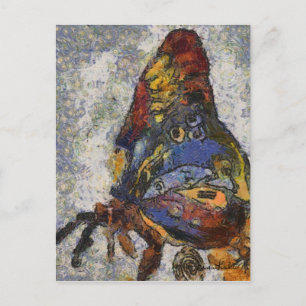Cartão Postal Frida Kahlo Butterfly Monet Inspirada