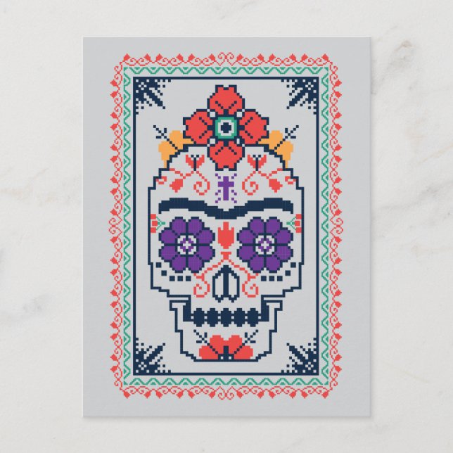 Cartão Postal Frida Kahlo | Calavera (Frente)