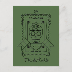 Cartão Postal Frida Kahlo Coyoacá