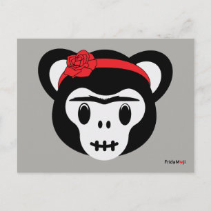 Cartão Postal Frida Kahlo FridaMoji - Dia do Macaco Morto