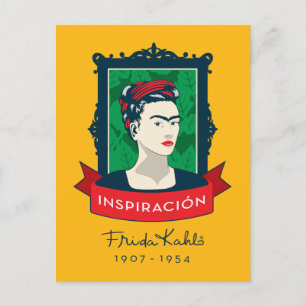 Cartão Postal Frida Kahlo Inspiración