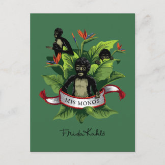 Cartão Postal Frida Kahlo | Mis Monos