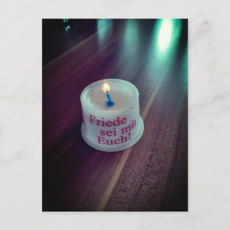 Cartão Postal Friede sei mit Euch christliche