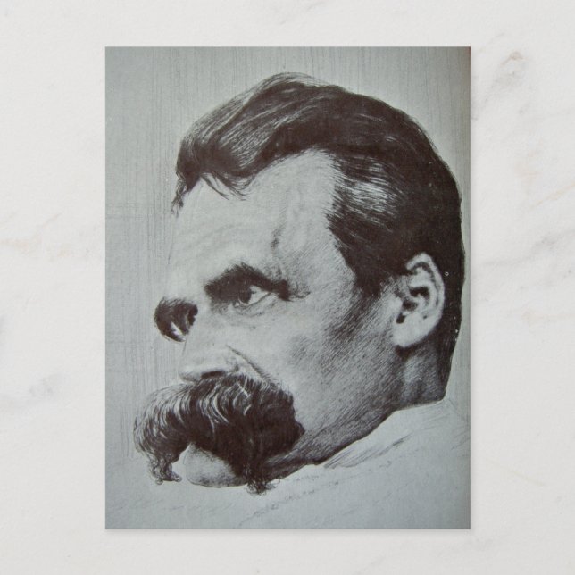 Cartão Postal Friedrich Nietzsche (Frente)