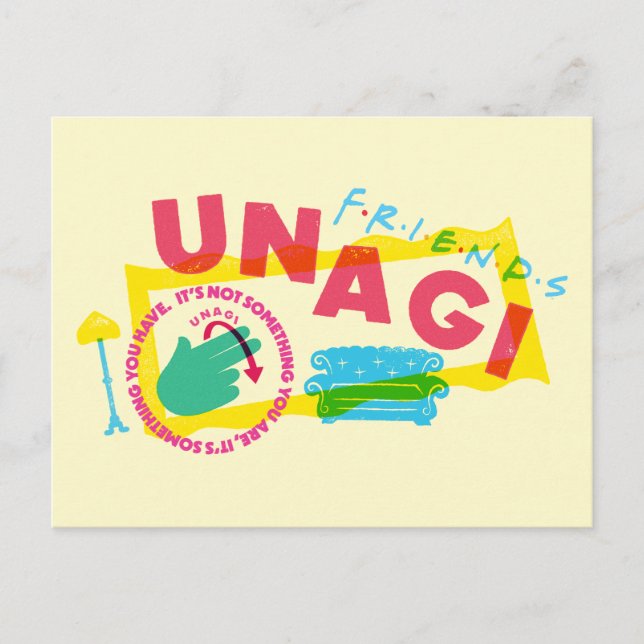 Cartão Postal FRIENDS™ Unagi (Frente)