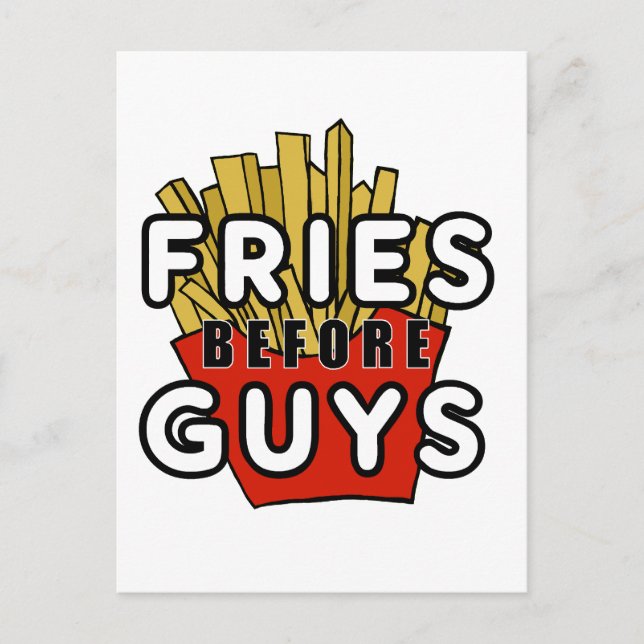 Cartão Postal Fries antes da cara (Frente)