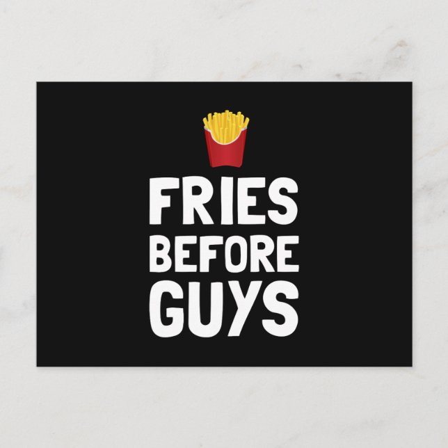 Cartão Postal Fries Antes de Caras (Frente)