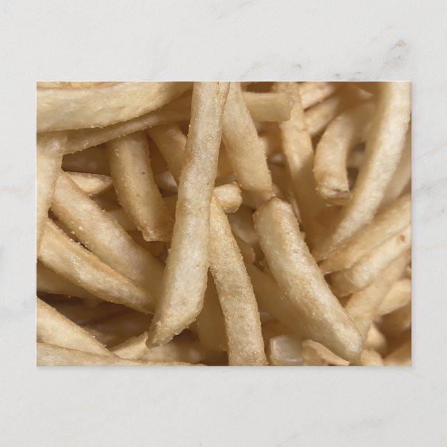 Cartão Postal Fries franceses (Frente)