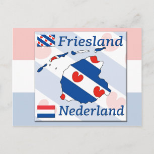 Cartão Postal Friesland - Nederland