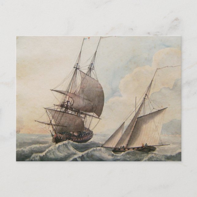 Cartão Postal Frigar num século XVII inchado (Frente)