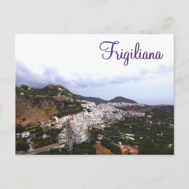 Cartão Postal Frigiliana - das weiße Dorf in Andalusien (Frente)