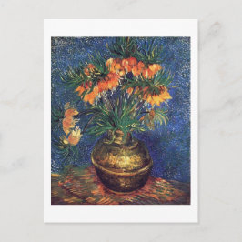 Cartão Postal Fritillarias em um Vaso de Cobre por Van Gogh
