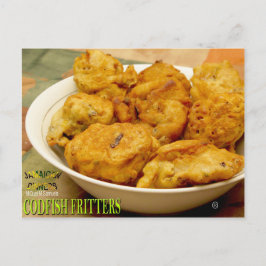 Cartão Postal Fritões de bacalhau