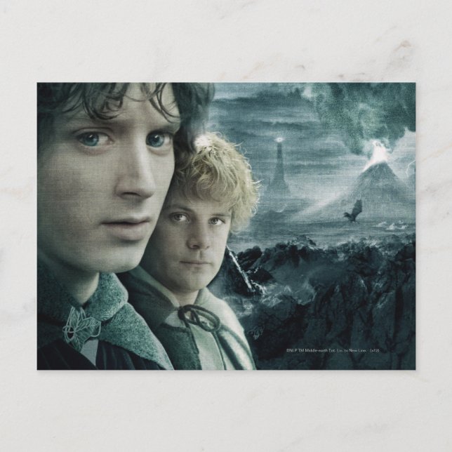 Cartão Postal FRODO™ e Samwise Close (Fechar) (Frente)
