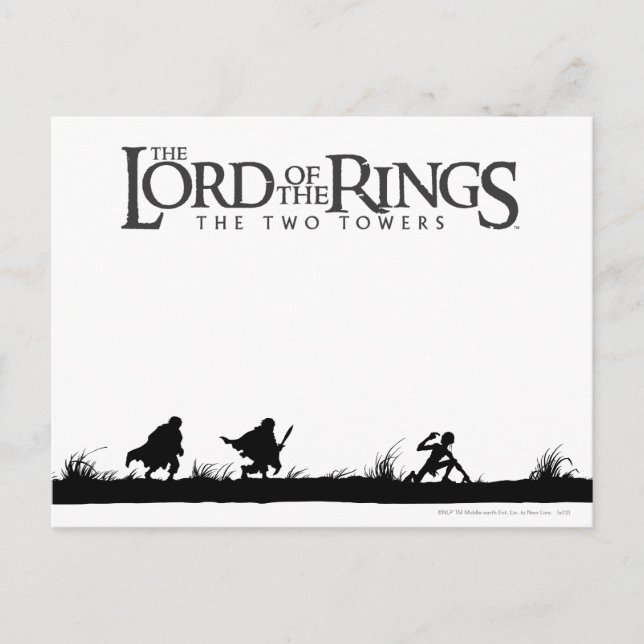 Cartão Postal FRODO™, Sam e GOLLUM™ (Frente)