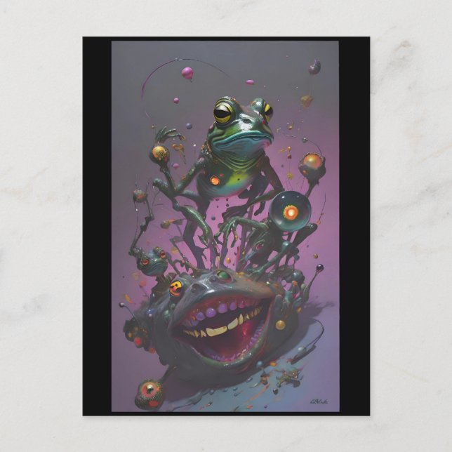 Cartão Postal Frog It All II  (Frente)