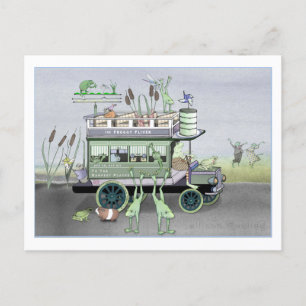 Cartão postal Froggy Fliver Omnibus