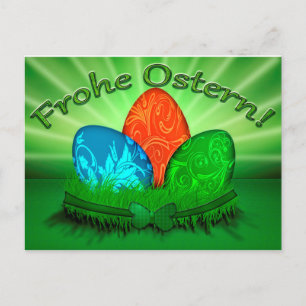 Cartão Postal Frohe Ostern