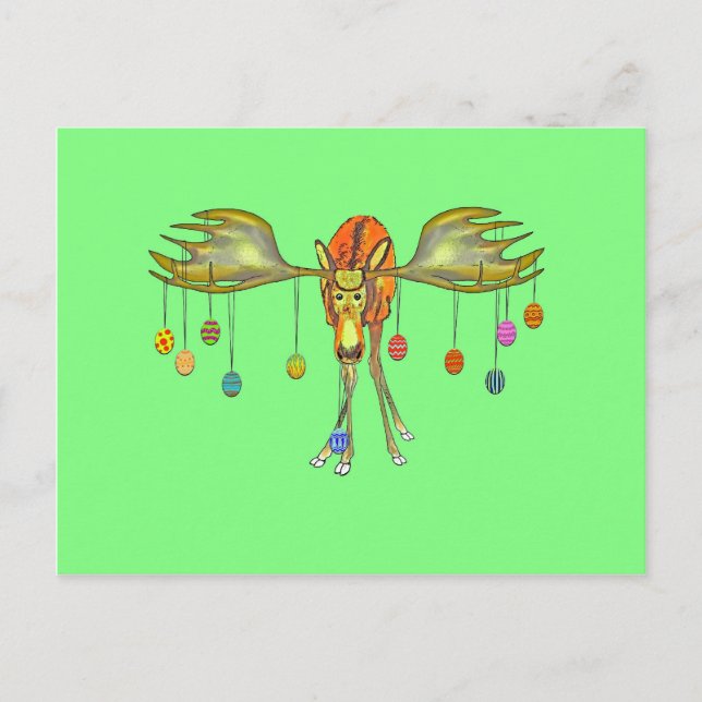 Cartão Postal Frohe Ostern (Frente)