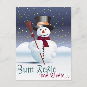 Cartão Postal Frohe Weihnacht