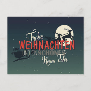 Cartão Postal Frohe Weihnachten