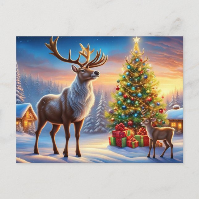 Cartão Postal Frohe Weihnachten  (Frente)