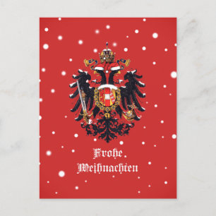 Cartão Postal "Frohe Weihnachten" Habsburg Natal