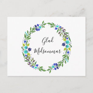 Cartão Postal Fröhlicher Mittsommer