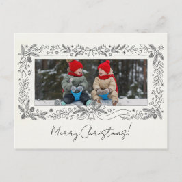 Cartão Postal Fronteira Botânica de Natal para Família com Foto