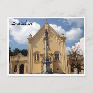 Cartão Postal fronteira de bratislava capuchin