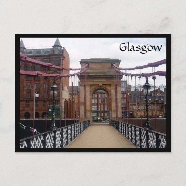 Cartão Postal fronteira de glasgow (Frente)