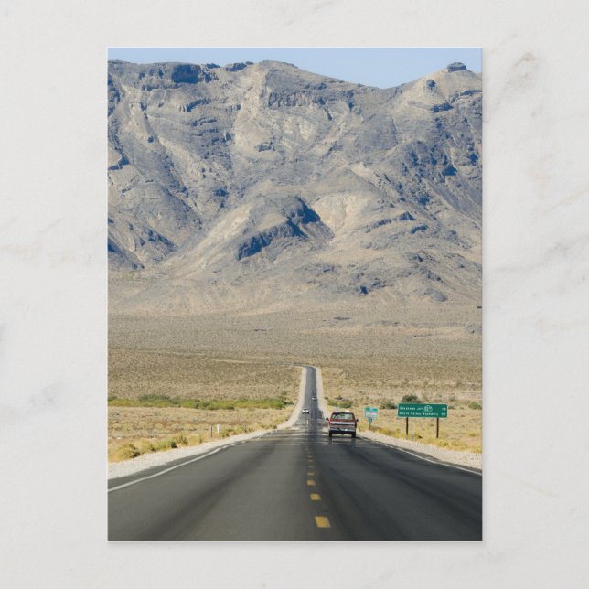 Cartão Postal Fronteira estadual de Califórnia & de Nevada (Frente)