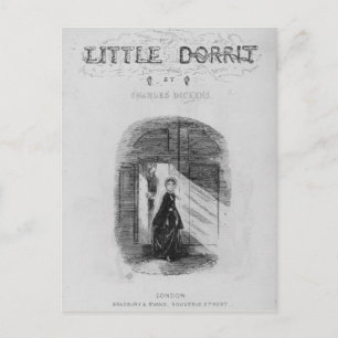 Cartão Postal Frontispece para "Little Dorrit" por Charles