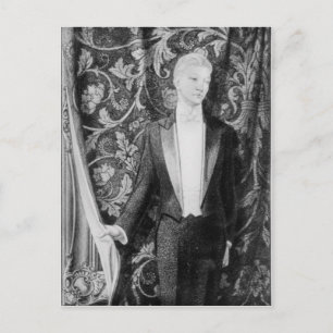 Cartão Postal Frontispício para a imagem de Dorian Cinza.