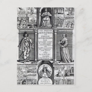 Cartão Postal Frontispício para o "Cavalheiro Inglês"