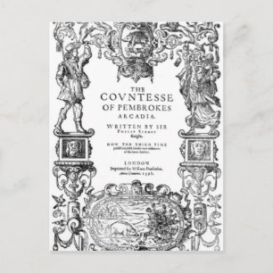 Cartão Postal Frontispiece "A Condessa de Pembroke"