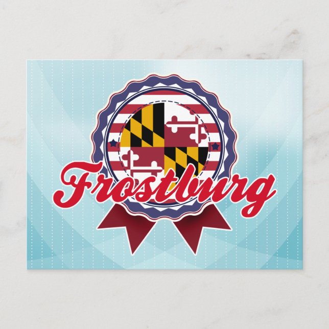 Cartão Postal Frostburg, MD (Frente)