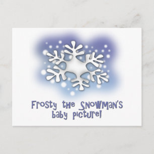 Cartão Postal Frosty the snowman's baby pictures