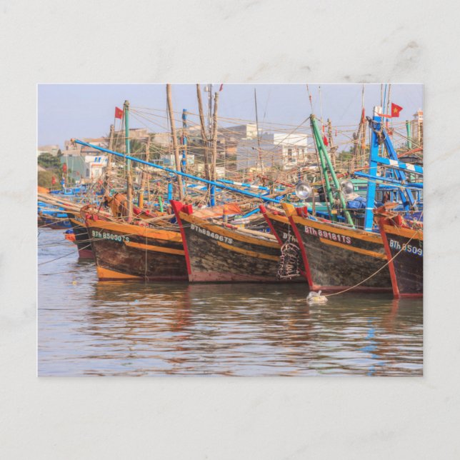 Cartão Postal Frota de pesca (Frente)