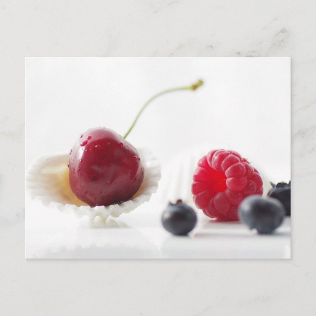 Cartão Postal Früchte des Sommers Stillleben (Frente)