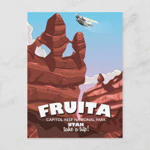 Cartão Postal Fruita Capitol Reef Parque Nacional Utah