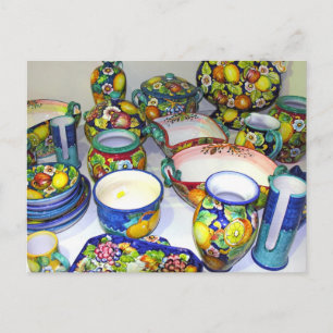 Cartão Postal Fruity Ceramics de Sorrento (Itália)
