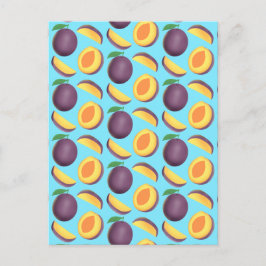 Cartão Postal Fruta de ameixa