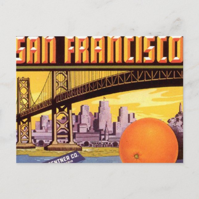Cartão Postal fruta de São Francisco (Frente)