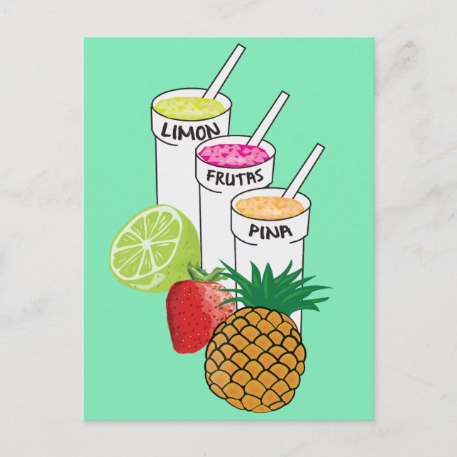Cartão Postal Fruta de Verão (Frente)